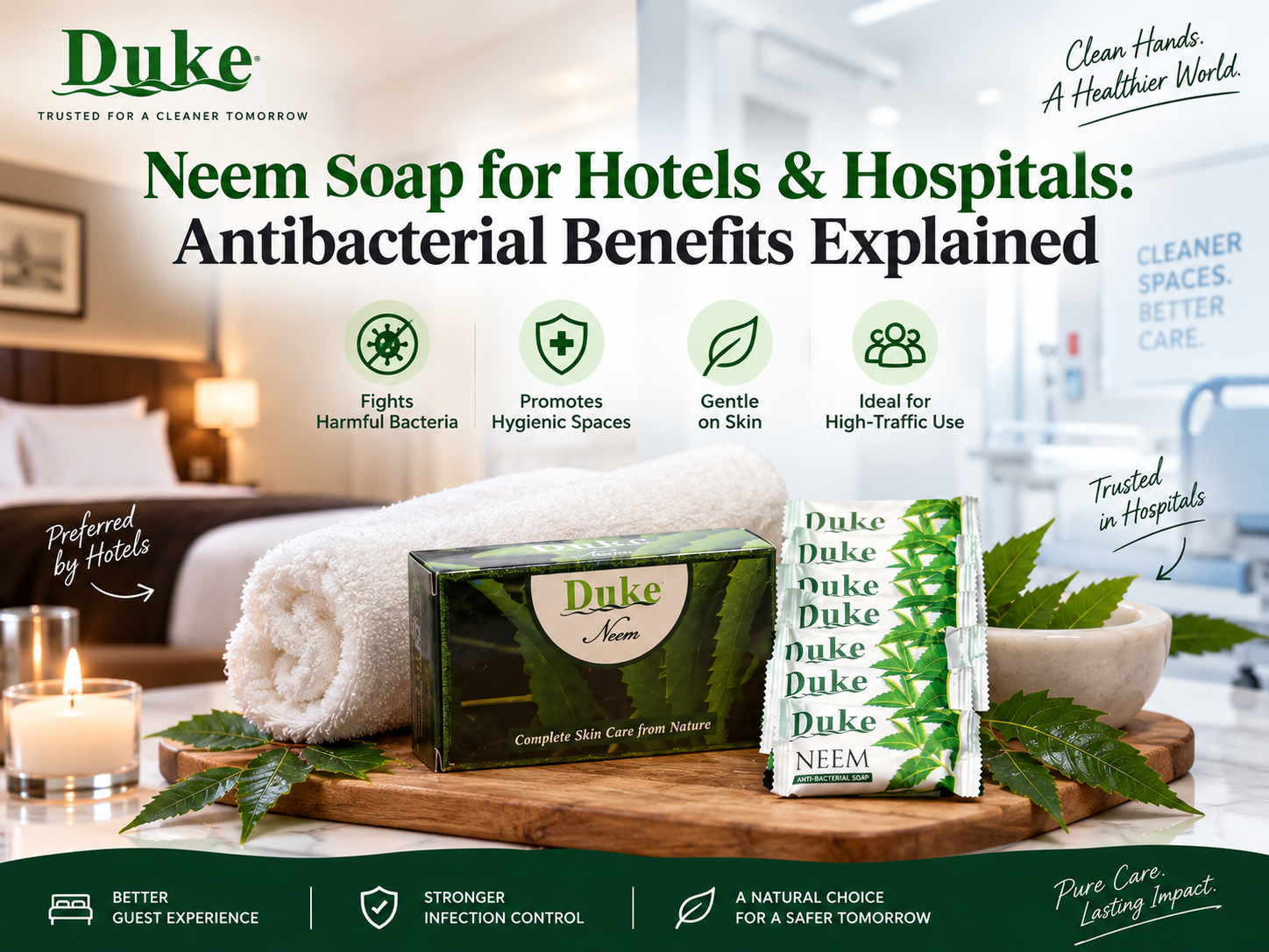 Neem Soap for Hotels & Hospitals